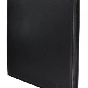 *Carpeta con cremallera 12 bolsillos Negra Ultra Pro