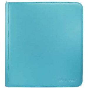 *Carpeta con cremallera 12 bolsillos Azul Claro Ultra Pro