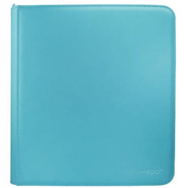*Carpeta con cremallera 12 bolsillos Azul Claro Ultra Pro