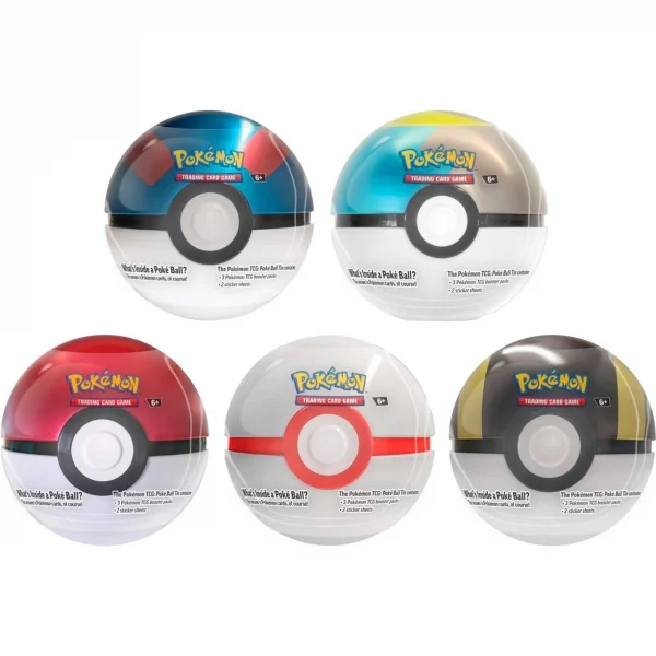 Pokémon Lata Pokeball Octubre 2024 (Español, Modelo Aleatorio)