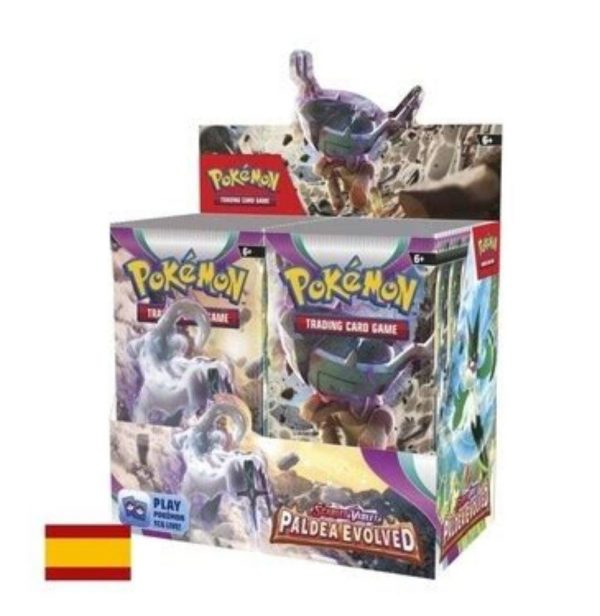 Pokémon Evoluciones de Paldea Booster (Español/ 36 sobres)