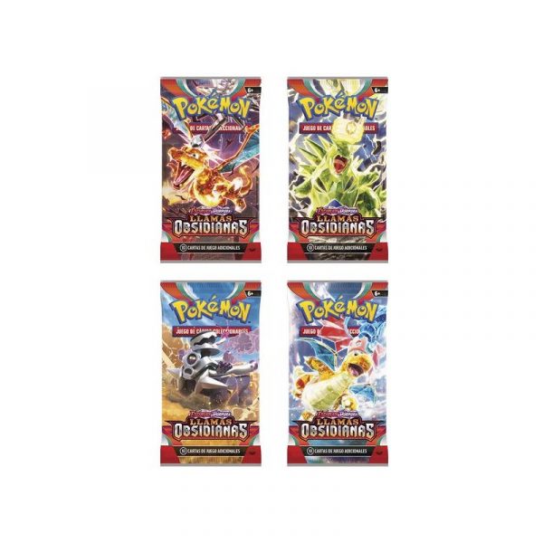 Pokémon Llamas Obsidianas Sobre