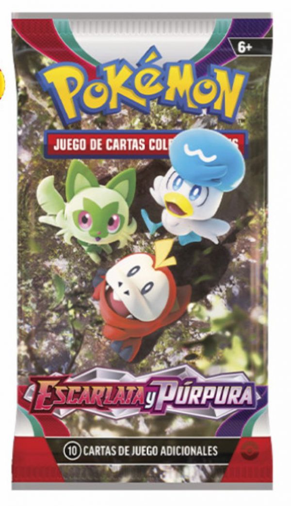 Pokémon Escarlata y Púrpura Sobre (Español)