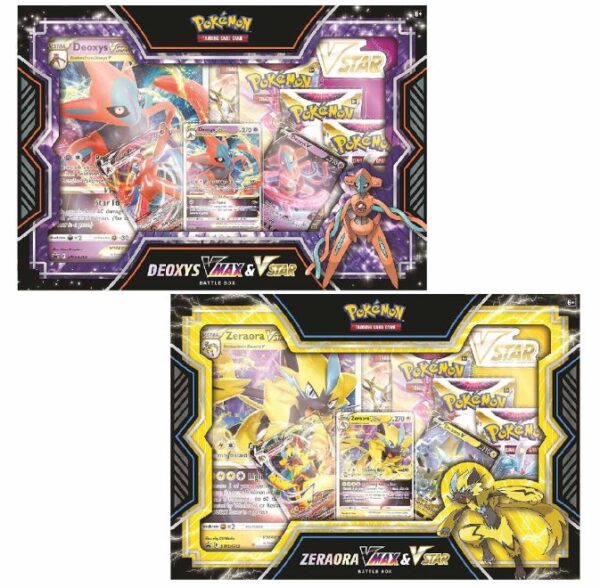 * Pokémon Caja Combate VMAX: Zeraora vs Deoxys (Modelo Aleatorio/Español)