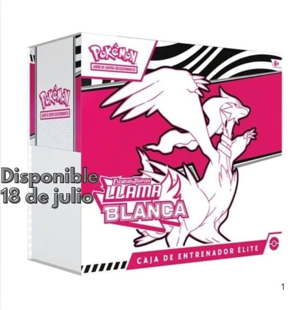 * Pokémon ETB Blanco y Negro (Llama Blanca/ Español)