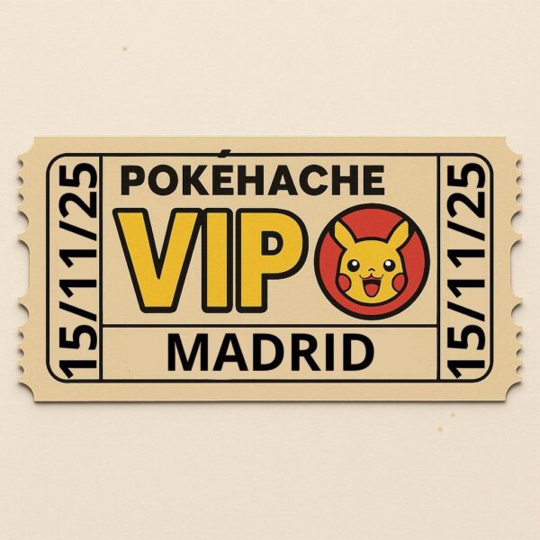 * Entradas VIP Evento Móstoles PokeHache (15/11/2025)