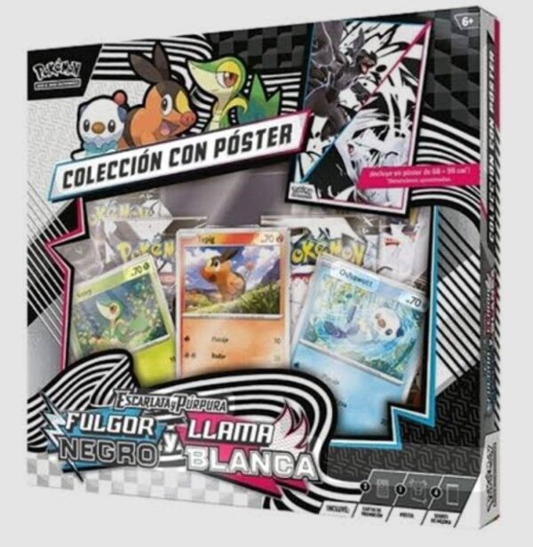 * Pokémon Colección con Póster Blanco y Negro (Español)