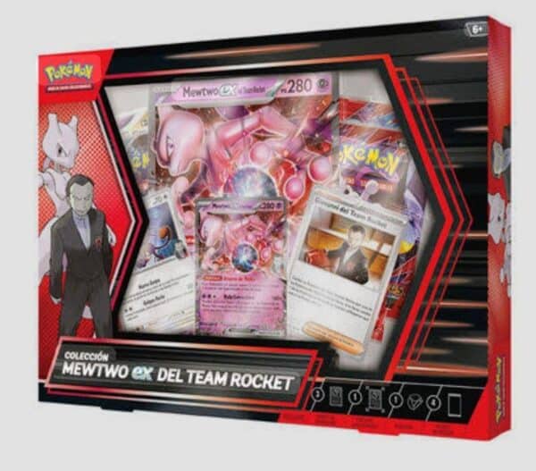 * Pokémon Caja Mewtwo Ex del Team Rocket (Español)