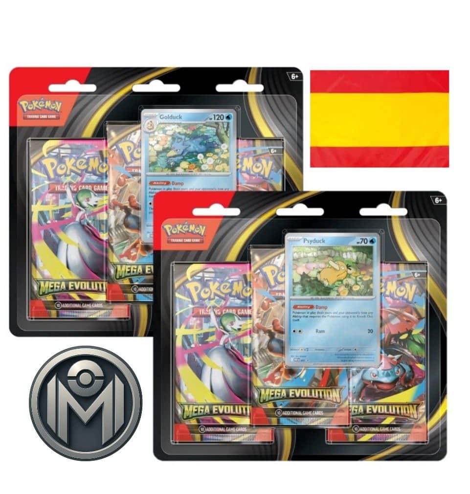 Pokémon Blíster Megaevolución Psyduck (Español)