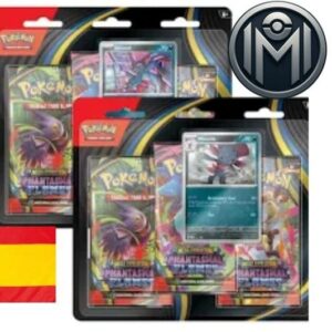 * Pokémon Blíster 3 Sobres Llamas Fantasmales (Español)