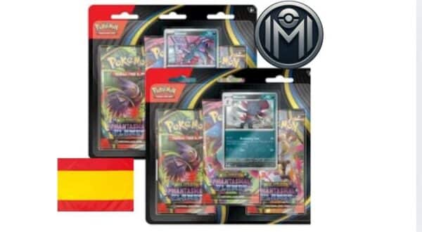 * Pokémon Blíster 3 Sobres Llamas Fantasmales (Español)