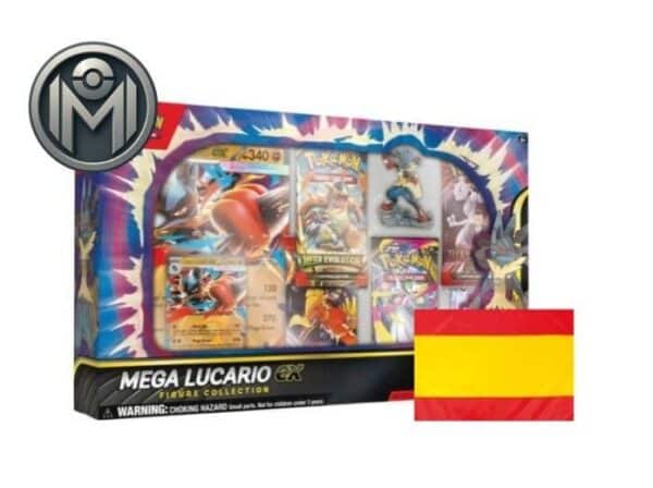 * Pokémon Caja Pokémon Mega Lucario ex con Figura (Español)