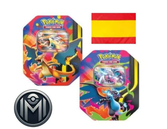 Lata Pokémon Mega Charizard (Español/Modelo Aleatorio)