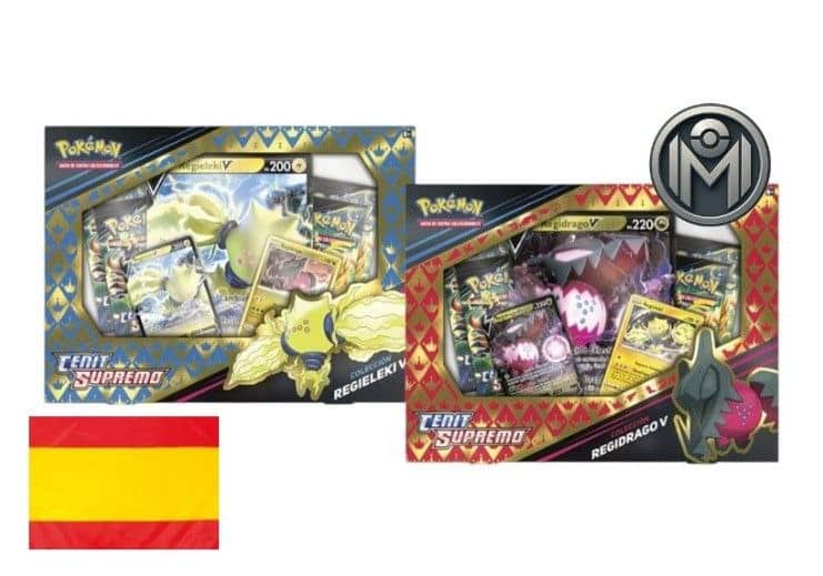 Caja Pokémon Cénit Supremo (Regidrago/Regieleki) (Español/Modelo Aleatorio)