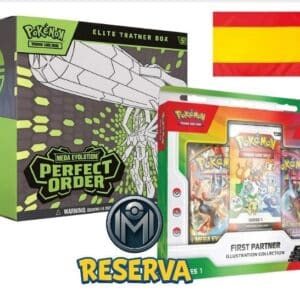 * Pack Pokémon. ETB Orden Perfecto + First Partner (Español)