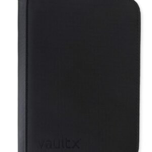 Vault X - Álbum con cremallera 4 Bolsillos (160 Espacios/Negro)