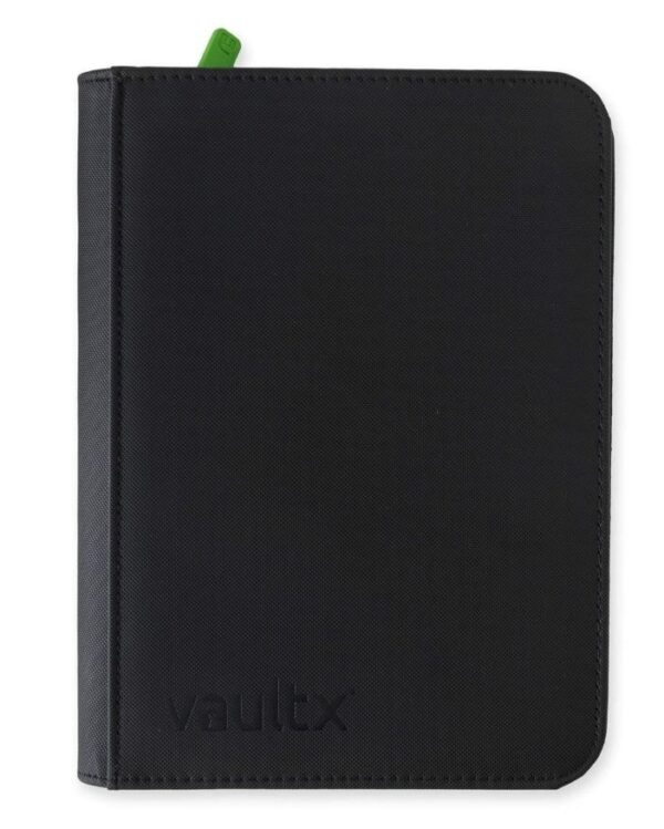 Vault X - Álbum con cremallera 4 Bolsillos (160 Espacios/Negro)