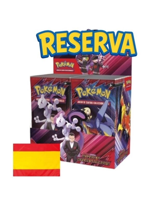 Booster 36 sobres Pokémon Rivales Predestinados 27/05/26