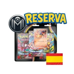 Blíster de 3 Pokémon Caos Creciente RESERVA 27/05/26